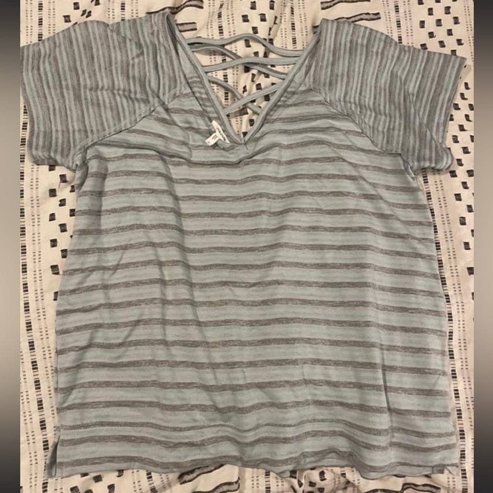 Short sleeve sweatshirt material tee